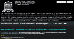 Desktop Screenshot of ijbst.org